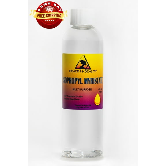 ISOPROPYL MYRISTATE IPM NATURAL SURFACTANT USP GRADE LIQUID 100% PURE 4 OZ