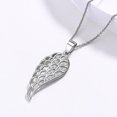 thumbnail image 4 of S925 Sterling Silver Pendant Angel Wings Necklace Fashion Simple Angel Wings Clavicle Chain, 4 of 5