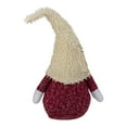 thumbnail image 4 of Northlight Smiling Chubby Plush Gnome with Textured Hat Christmas Figure - 15", 4 of 5
