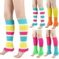 thumbnail image 5 of Calcetines de lana cálidos para mujer, de invierno, de color sólido, para piernas de adultos, calcetines de pelo coreano, otoño e invierno, de punto, con cubierta para los pies, 5 of 5