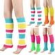 thumbnail image 4 of Calcetines de lana cálidos para mujer, de invierno, de color sólido, para piernas de adultos, calcetines de pelo coreano, otoño e invierno, de punto, con cubierta para los pies, 4 of 5
