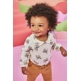 thumbnail image 2 of Garanimals Baby Girl French Terry Cloth Pants, Sizes 0M-24M, 2 of 4