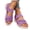 Purple, variant on Tbopshirt Summer Wedge Sandals for Women Open Toe with Arch Support Plus Size Solid Color Comfortable Dressy Beach Vacation