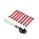 thumbnail image 5 of 8 piezas de barra de tracción para actualización de barra de dirección para D90 D91 D96 MN98 MN99S RC Hobby Car rojo, 5 of 5