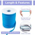 thumbnail image 2 of U8MO 20m/roll Nylon Elastic Cord Stretch String Craft Beading Knitting Thread 5x3mm-DeepSkyBlue, 2 of 7