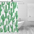 thumbnail image 2 of Yayeee Shower Curtain with Hooks 72"x72" Waterproof Fabric Bathroom Hanging Decor, Cactus Pattern, 2 of 5