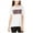 White - white, variant on Carbon Copy Womens Amour Embellished T-Shirt, White, Large