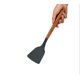 thumbnail image 3 of Utensilios de cocina antirayaduras, juego de espátulas ranuradas de silicona, resistentes al calor hasta 464 °F, agarre antideslizante de madera, borde flexible, tamaño ideal para cocinar, 3 of 4