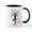 White/Black Inside, variant on CafePress - PEACE LOVE YOGA Mugs - 11 oz Ceramic Mug - Novelty Coffee Tea Cup