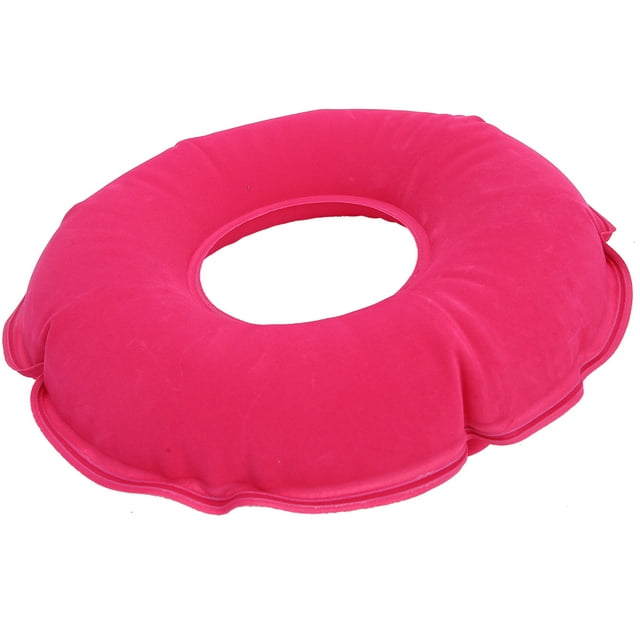 Cojín Redondo Inflable, Diseño De Sellado De Doble Capa Cojín Antiescaras Inflable Transpirable Cómodo Durable Para Prevenir Escaras