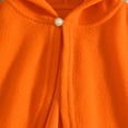 thumbnail image 4 of Kogui Two-Piece Halloween Outfit Sleeveless Sundress With Matching Cloak For Infant Girls (Orange, 4-5 Years), 4 of 8