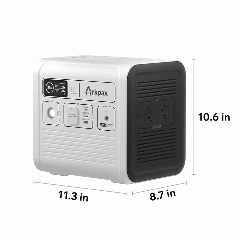 Arkpax Titan 1200W 1051Wh Portable Power Station, Extreme Temp Use