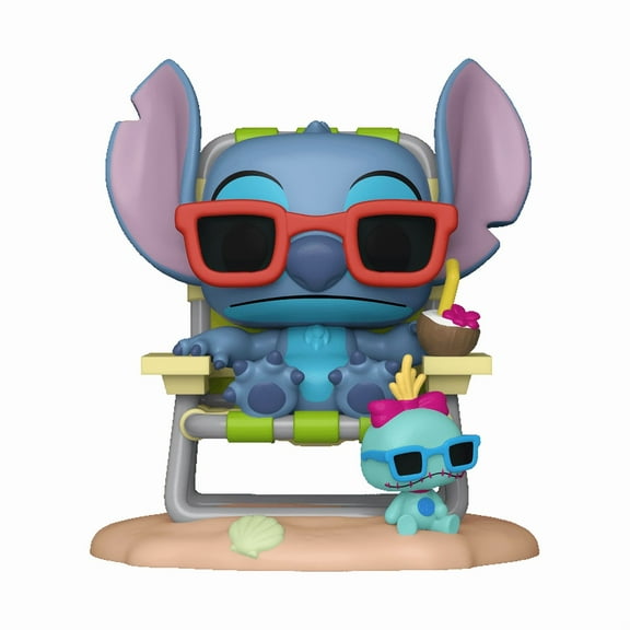 Funko Pop! Lilo & Stitch Stitch in Sunlounger Premium Vinyl Figure #1639