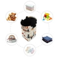 thumbnail image 7 of Yayeee Freestanding Laundry Hamper with Handle Collapsible Large Storage Basket for Clothes, Cats Reading Pattern, 7 of 7