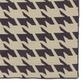 thumbnail image 4 of Linon Salonika Houndstooth Reversible Woven Wool 5'x8' Rug in Purple, 4 of 4