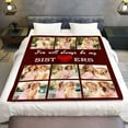 thumbnail image 4 of AISENIN Best Gifts for Women Custom Picture Blanket Customized Photo Blanket for Sister from Sister Brother Father Mother Personalized Birthday Christmas Thanksgiving Gifts, 4 of 5