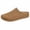 Army Green, variant on DIVVce Suede Cutout Slip On Mules For Women Closed Toe Breathable Comfortable Casual Footwear