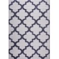thumbnail image 1 of Ladole Rugs Grant Shaggy Fes Made in Europe Beautiful Abstract Polypropylene Big Runner Rug in Dark Gray White 2'7" x 9'10", 1 of 4