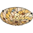 thumbnail image 2 of Quoizel TF1409SVB Tiffany Flush Mount - Vintage Bronze, 2 of 4