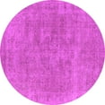thumbnail image 1 of Ahgly Company Indoor Round Oriental Pink Industrial Area Rugs, 8' Round, 1 of 4