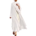 thumbnail image 3 of Cuekondy Scarf for Women's Muslim Soft and Elegant Chiffon Solid Turban Loose Long Scarf White Scarf, 3 of 5