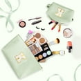 thumbnail image 4 of DAKIMOE Makeup Bag Cosmetic Bags Organizer Personalized Initial Travel Essentials Toiletry Bag for Birthday Christmas Girlfriend Teacher Valentines Day Gifts, 4 of 9