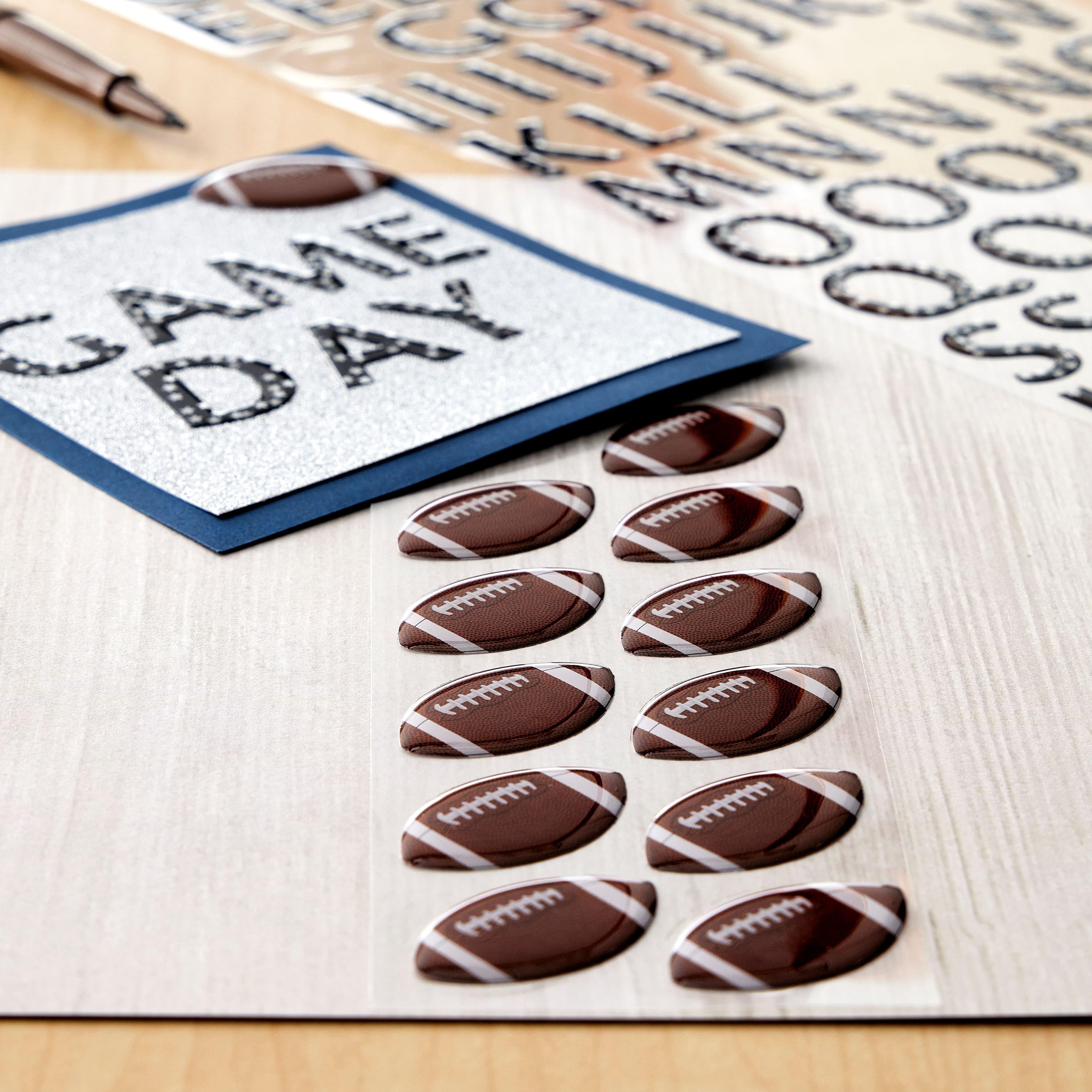 Recollections Football Repeat Stickers, 12 Packs: 12 ct. (144 total)