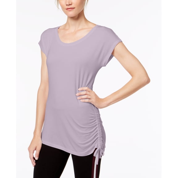 Ideology Womens Side-Tie T-Shirt