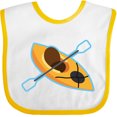 thumbnail image 3 of Inktastic Colorful Kayak Boys or Girls Baby Bib, 3 of 4