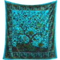 thumbnail image 2 of Popular Handicrafts Tapestry Wall Hanging Tree of Life Hippie Mandala Bohemian Hippy Kaleidoscopic Intricate Floral Design Indian Tapestries Bedspread, 2 of 6