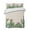 Beige, variant on Quilts Twin Size Bedding Set, Green Cactus Tropical Lightweight Quilted Comforter, Grey Wooden Summer Soft Reversible Bedspread Coverlet with Pillow Covers for All Season, 68" x 86"