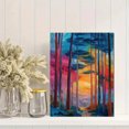 thumbnail image 2 of Colorful Forest Landscape Canvas Wall Art, Vivid Woodland Print for Living Room, Bedroom, Dining Room, Office and Home Decor, 2 of 8