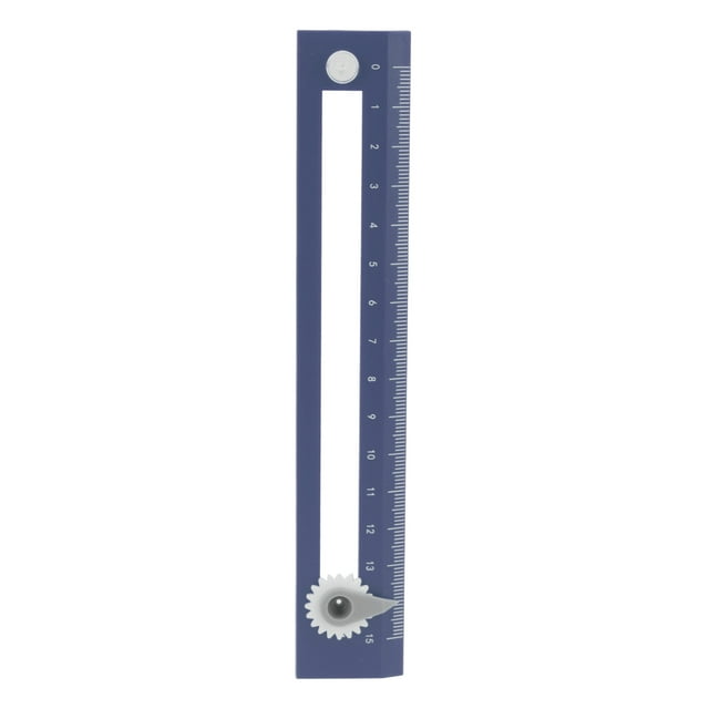 High Accuracy Student Drawing Straightedge - Exquisite Workmanship, Two in One, Easy to Use, Integrated Functions, 15cm Scale