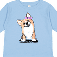 thumbnail image 4 of Inktastic Corgi Puppy Girl Boys or Girls Long Sleeve Toddler T-Shirt, 4 of 5