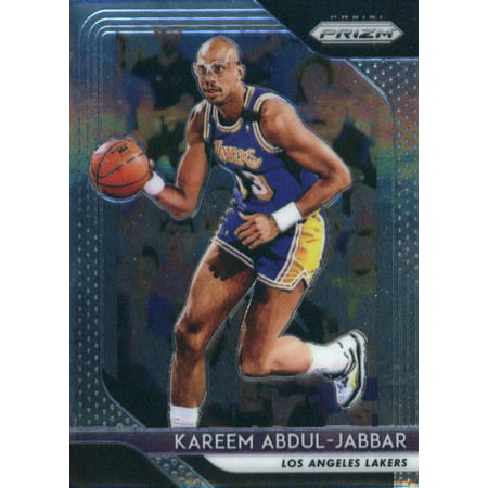 2018-19 Panini Prizm #115 Kareem Abdul-Jabbar Los Angeles Lakers Basketball (Best Panini Los Angeles)