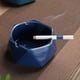 thumbnail image 3 of Ceniceros de cristal FloreceBien para cigarrillos, cenicero redondo para el hogar, patio al aire libre, 3 of 5
