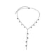 thumbnail image 2 of Collar con colgante, gargantilla, collar de cadena larga para hermanas y novias. Estrella negra, 2 of 9
