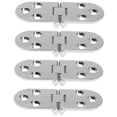 thumbnail image 4 of LOLIPPYY 4 Pcs Charnière de Dessus de Table Pliante Alliage de Zinc Argent Utilisation Design Pliant Tables, 4 of 6