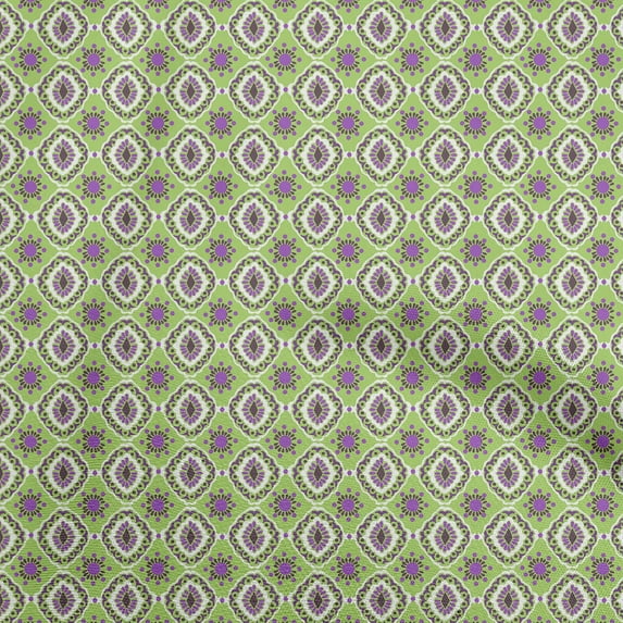 oneOone Polyester Spandex Light Green Fabric Asian Block Sewing Fabric By The Yard Printed Diy Clothing Sewing Supplies 56 Inch Wide