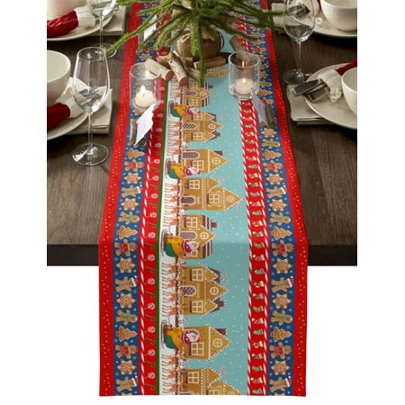 

Christmas Snowflake Texture Table Runners Wedding Centerpiece for Table chen Decor Dining Tableware Pads Table Mats