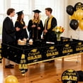 thumbnail image 3 of Wowhub 3 Pack Graduation Tablecloths, 54 x 108 Inch Class of 2026 Graduation Decorations Plastic Disposable for Rectangle Tables Graduation Party Decorations 2026 and Party Supplies, Black, 3 of 6
