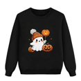 thumbnail image 4 of YunPes Halloween Cute Sweatshirt Boys Girls Casual Crewneck Pullover Fall Winter Kids Long Sleeve Graphic Tops 2-14 Years, 4 of 4