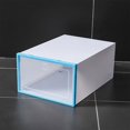 thumbnail image 1 of CHUANK Home Storage Folding Thickened Transparent Shoe Box Drawer Type Free Combination Shoe Box Plastic Shoe Box men Style, 1 of 8