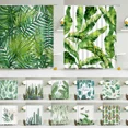 thumbnail image 2 of 3d Printed Green Tropical Plants Shower Curtains Bathroom Waterproof Polyester Leaves Bath Curtain Shower Curtain Bath Screen, 2 of 6