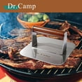 thumbnail image 5 of Dr.Camp 7 inch Stainless Steel Smash Burger Press, Heavy-Duty Grill Press with Wood Handle for Meat, Bacon & Hamburgers, 5 of 7