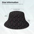 thumbnail image 3 of Fotbe Cool Skull Love Sombrero Tipo Pescador con Estampado – Sombrero de Sol de Algodón de Moda para Playa, Golf, Pesca, 3 of 6