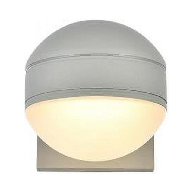 Living District LDOD4011S 350 Lumens Raine Applique Murale LED Intégrée, Argent