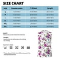thumbnail image 5 of Lsque Violets Flowers Print Men's Cotton Blend Sleeveless Muscle Shirts (S-3XL)- Moisture Wicking, Odor Protection, UPF 30+,Small, 5 of 8