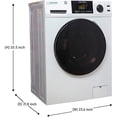 thumbnail image 2 of Equator Advanced Appliances All-in-One Washer Dryer - Ventless/Vented, 1.62 cu ft, 15lbs, Pet Cycle, 110V-Color:White, 2 of 3