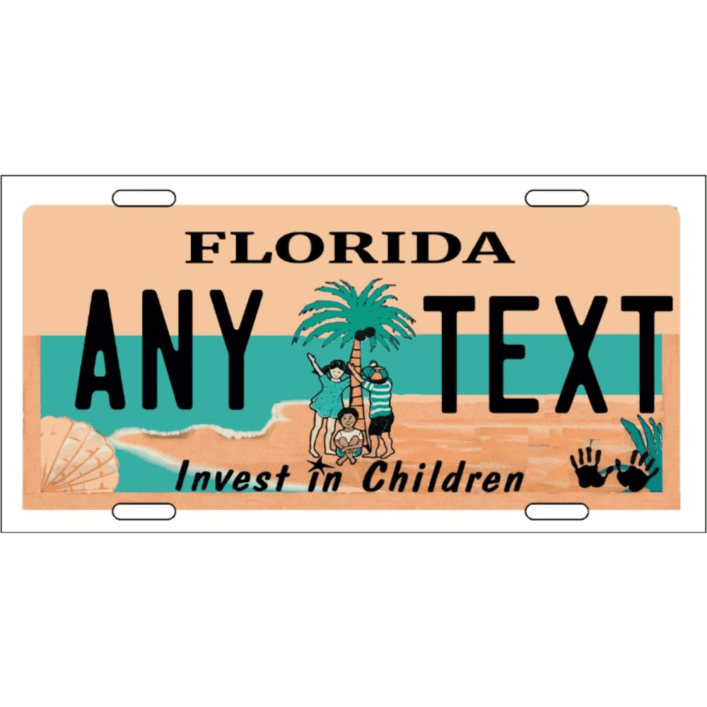 Custom Louisiana Pelican State License Plate Metal for Decoration